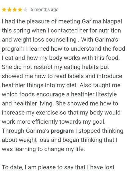 This client learned how to understand food, read labels, and introduce healthier habits for life. My program helped them stop thinking only about weight loss and start thinking about a total life change.