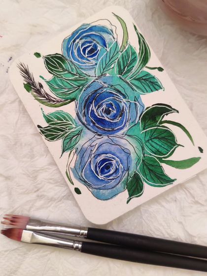 Pavna - Custom Artwork & Handmade Crafts Botanical Watercolor Paintings photo 26