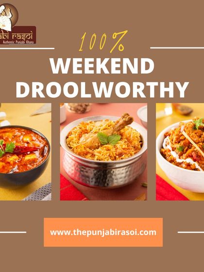 Our food is 100% weekend drool-worthy. From paneer to biryani, we have the savory delights to transform your weekend.