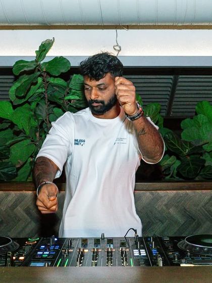 In the zone at Pangeo. This is my "Be the Party" face, fully immersed in the music.