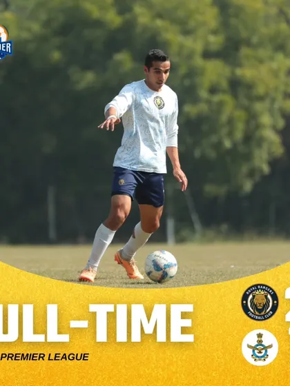 Back-to-back wins with a 2-1 victory against the Indian Air Force. We started strong with two first-half goals and held on to keep the momentum rolling.