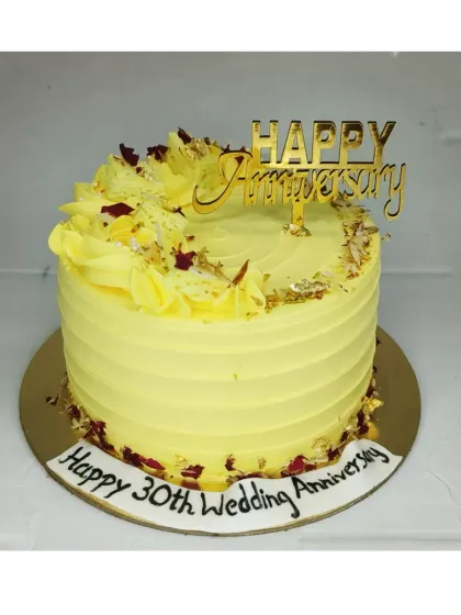 A simple and sweet Peppa Pig cake. This vanilla cake is perfect for a young fan's birthday party.