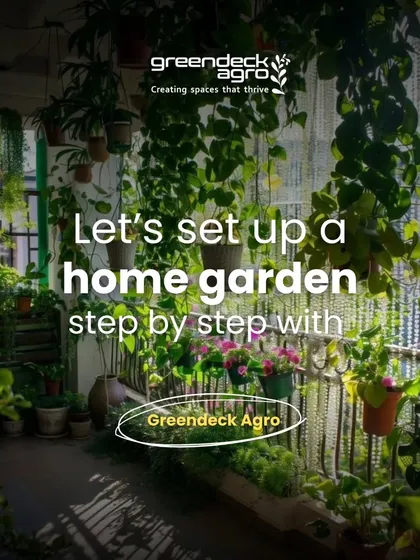 Let's set up your home garden, step by step. A well-planned balcony garden like this one, with layers of hanging and potted plants, can become a lush jungle that provides a refreshing escape from city life.