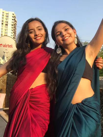 A happy moment captured between performances. We believe every function, big or small, deserves a sangeet to set the mood, and we're here to make it happen.