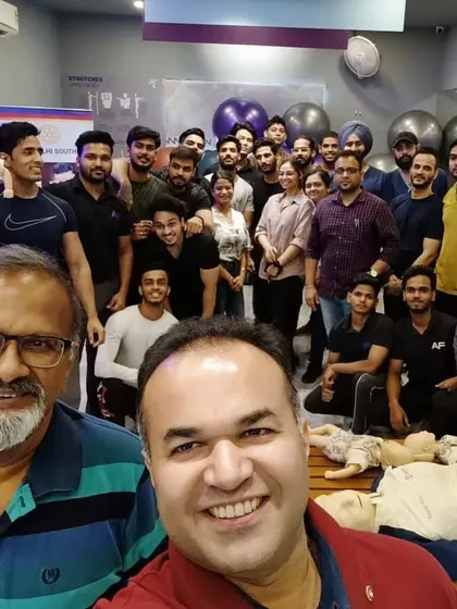 Our team during a CPR training session conducted by the Rotary Club, ensuring our staff is equipped with life-saving skills.