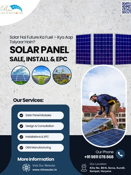 Solar is the fuel of the future, and my team is ready to get you there. I offer complete solar panel sales, installation, and EPC services, including design, consultation, and OEM manufacturing.