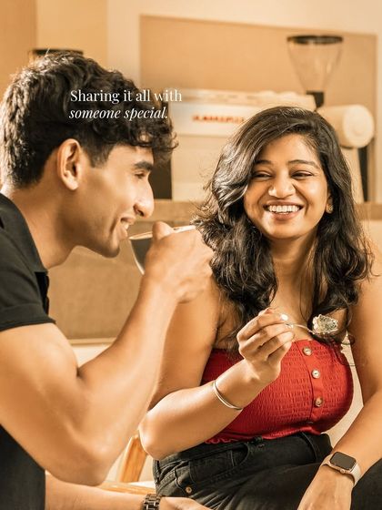 Sharing a smile and a coffee with someone special. These are the moments that make our cafe feel like a community.