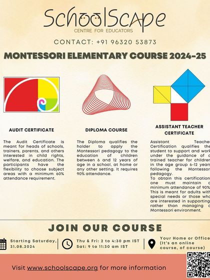 A look at the three certification options for our Elementary Course, explaining the qualifications for the Audit Certificate, Diploma, and Assistant Teacher tracks.