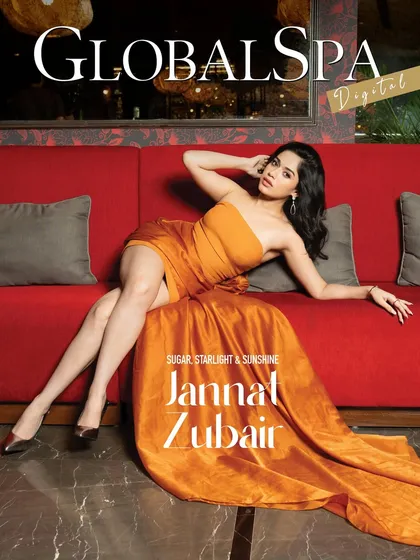 This is the digital cover I shot for GlobalSpa magazine featuring Jannat Zubair. The goal was to create an image that was both elegant and engaging, using the luxurious location to complement the high-fashion styling.
