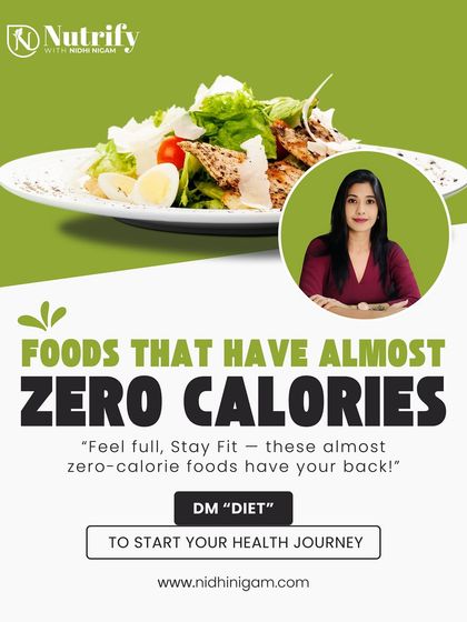 Feel full and stay fit with these almost zero-calorie foods. This guide will help you discover light yet powerful options to support your health journey.