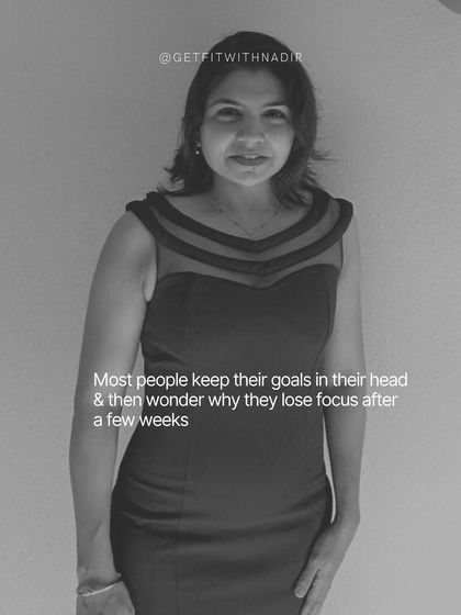 A black and white "before" photo of a client, illustrating the starting point for many people who feel lost before they commit to a clear, written-down plan.