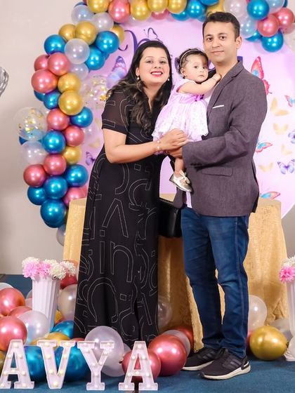 A vibrant 'Circus' themed birthday party, with red and white stripes, clown props, and colorful balloons, bringing the excitement of the big top to your event.