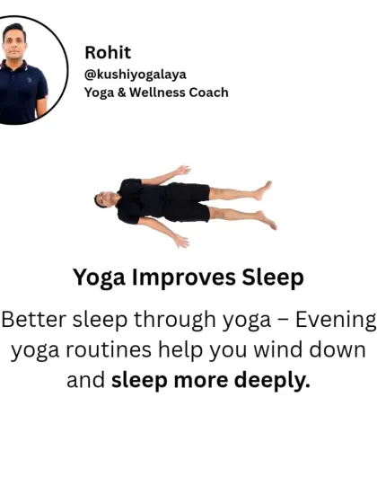 Rohit N - Yoga for Fitness and Wellness Find Calm: Yoga for Stress & Mental Wellness photo 18