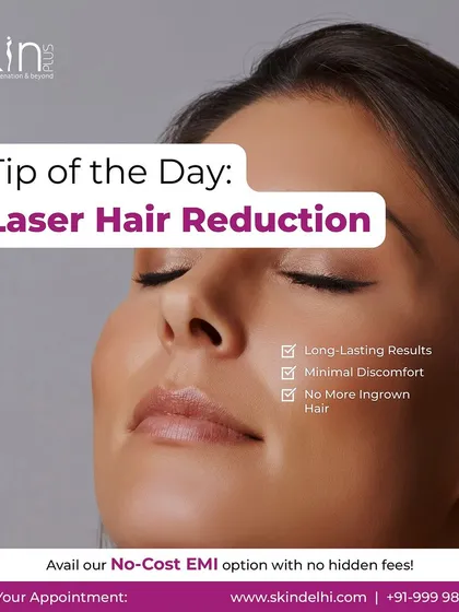 Here are the key benefits of choosing laser hair reduction. The treatment provides long-lasting results, involves minimal discomfort thanks to advanced cooling technology, and permanently solves the problem of painful ingrown hairs.