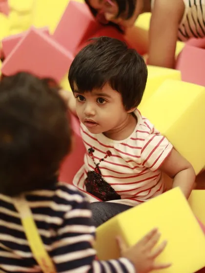 Even our littlest visitors have a blast in our dedicated toddler zones. This soft foam pit is perfect for safe and sensory play, allowing toddlers to explore and have fun in a space designed just for them.