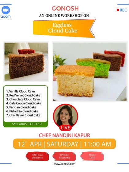Conosh - Online Culinary Workshops Everyday & Travel Cakes photo 13