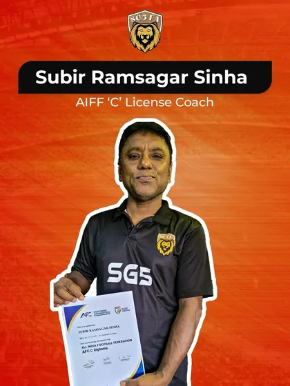 We celebrate our coaches' achievements. Congratulations to Coach Subir on earning his AIFF C License.