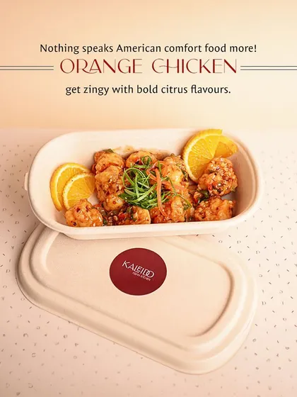 My take on the American-Chinese classic, Orange Chicken. Crispy chicken pieces are tossed in a zesty and bold citrus sauce, delivering a tangy and sweet flavor profile.