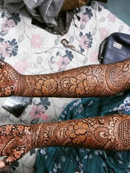Mehendi Art by Nishat - Mehndi (Henna) Artistry Elaborate Bridal Henna photo 107