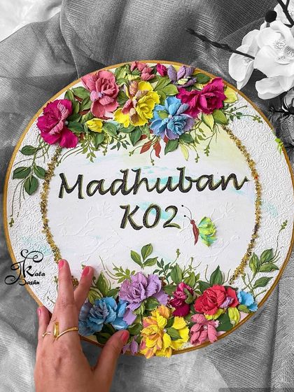 Jashn-e-Kala by Sakshi - Custom Russian Sculpture Decor Personalized Nameplates photo 44