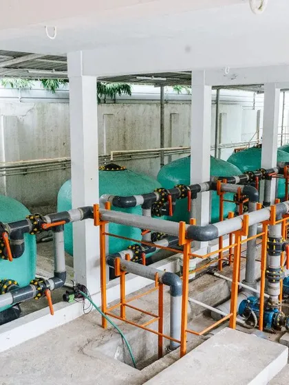 Clean water is the foundation of a safe swimming experience. This is a look at our advanced water filtration plant, a system that works around the clock to ensure our pools are always pristine and hygienic for our swimmers.