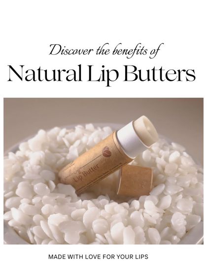 Discover the benefits of my Natural Lip Butters. They are made with love for your lips, using simple, gentle, and nourishing ingredients to combat dryness and chapping.