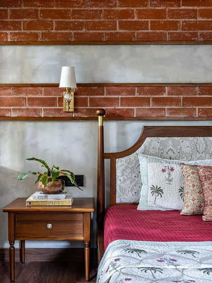 A collection of pieces from various other home projects. This includes the Avani sofa, Kaira four-poster bed, custom single beds for a kid's room, and the Madhu dining chairs, demonstrating our versatility across different styles and client requirements.