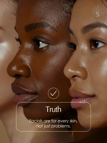 The truth is that facials are for every skin, not just problem skin. Everyone can benefit from professional, personalized skincare.