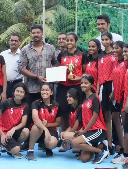 The victorious St. Andrews College Girls team after winning the Junior College Sports Association tournament. A proud moment for these talented young athletes.