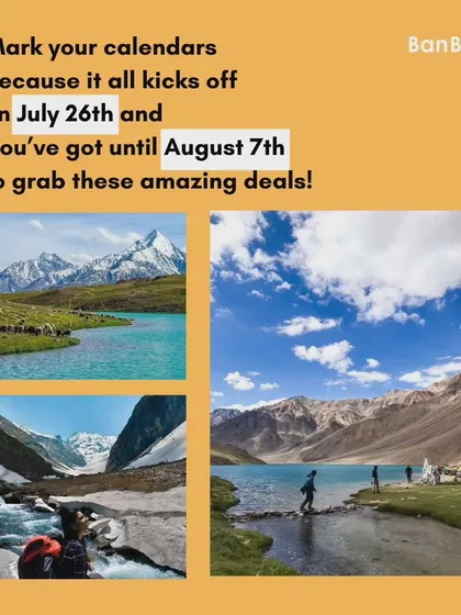 Mark your calendars for our amazing deals on monsoon and autumn treks. Don't miss the chance to save big on your next adventure.