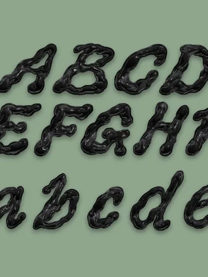 A showcase of the individual letterforms I designed for the "Euphoric Recall" series. This demonstrates my process of creating a full, usable alphabet with a unique, dynamic, and organic feel, suitable for custom branding or titles.