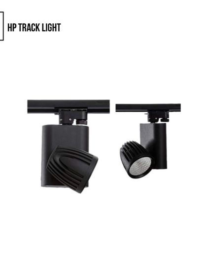 The HP Track Light is designed for large commercial spaces that require high-power capacity. Its robust aluminum die-cast design includes a separate driver box for enhanced performance and durability.
