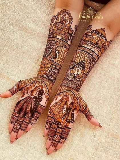 Another angle of the heavy bridal design, showcasing the intricate details and the beautiful composition of the various figures.