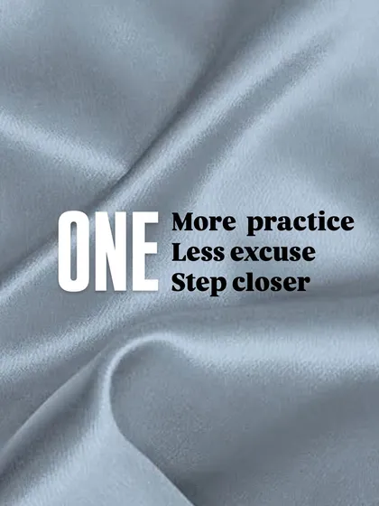 One more practice, less excuse, one step closer. This is our philosophy on drills. They are the hardest part of learning, but we make them feel less like a chore and more like progress.