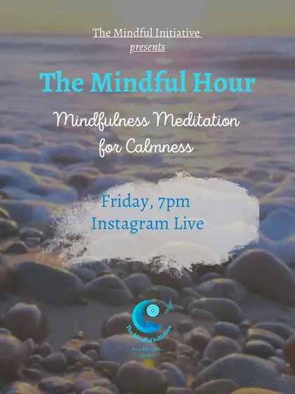Join us for our weekly mindfulness meditation for calmness. This is a dedicated hour to pause, breathe, and reconnect with your inner self.