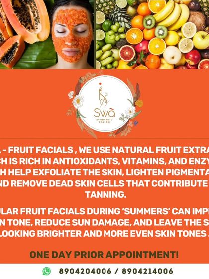 My fresh fruit facials use natural extracts rich in antioxidants, vitamins, and enzymes. This treatment helps exfoliate, lighten pigmentation, and remove dead skin cells, leaving your skin brighter and more even-toned.