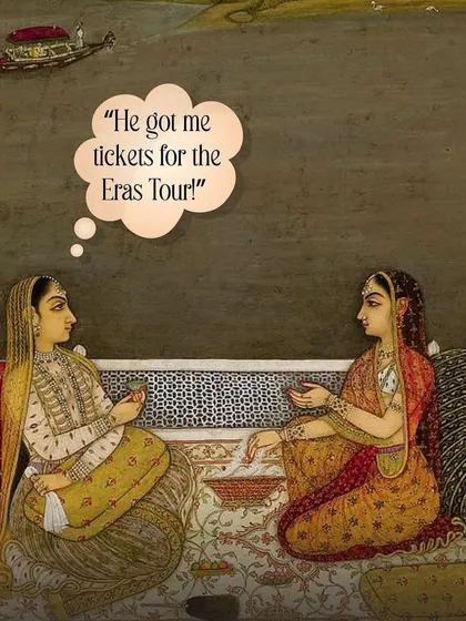 "He got me tickets for the Eras Tour!" When your partner takes an interest in what you love, even if they don't share the passion, it's a winning formula.