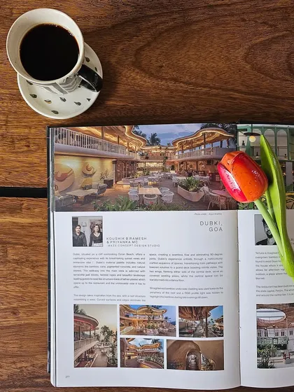 We were thrilled to have our project, Dubki Goa, published in the FOAID (Festival of Architecture & Interior Designing) coffee table book.