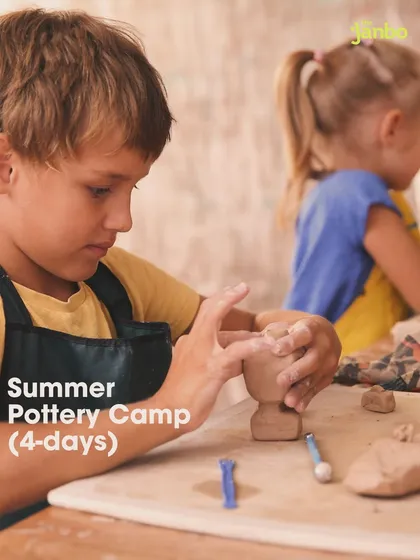 A creative escape for the little ones. Our kids' summer camps are designed to get small hands working with clay, away from screens and into a world of imagination.