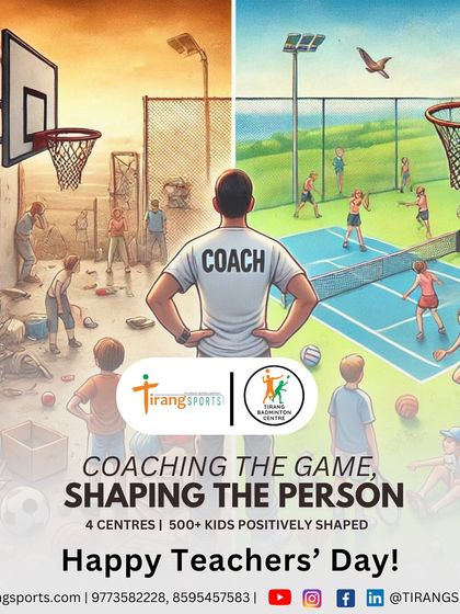 Our motto is "Coaching the game, shaping the person." We believe a coach's playbook is filled with lessons on resilience, teamwork, and integrity that last a lifetime. Happy Teachers' Day to our amazing coaches.