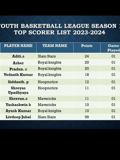 Pitch Basketball - Youth Basketball Leagues Track Your Progress: Stats & Standings photo 52