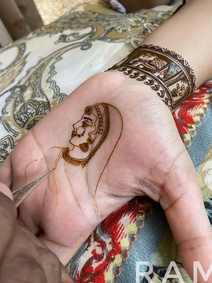 These images show various stages of my portrait and narrative work, from initial outlines to the final filled designs.