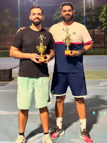 Our players consistently perform across multiple ITF Masters tournaments. Here, Kartikeya holds trophies from a successful run including a Doubles win in Solapur and runner-up finishes in Moradabad and Muzaffarnagar, proving his mettle on the professional tennis circuit.