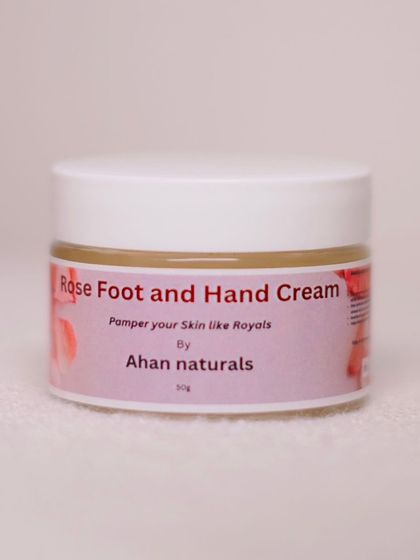 My Rose Foot and Hand Cream is a rich, luxurious treatment for very dry skin. It’s blended with organic rosehip oil and pure rose hydrosol to soothe and hydrate rough hands and cracked heels without a greasy feel.