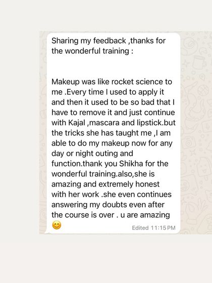 Shikha Agarwal - Personal Self-Makeup Classes Hear From My Students photo 36