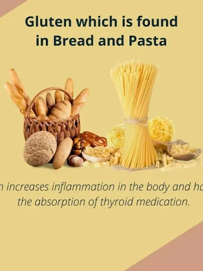 This post highlights how gluten can interfere with thyroid health and medication.
