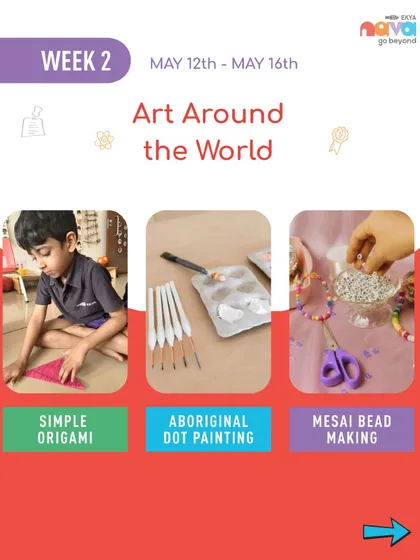 A look into Week 2 of our Little Explorers Camp, focusing on 'Art Around the World'. Activities like simple origami, Aboriginal dot painting, and Mesai bead making introduce young children to global cultures through creativity.
