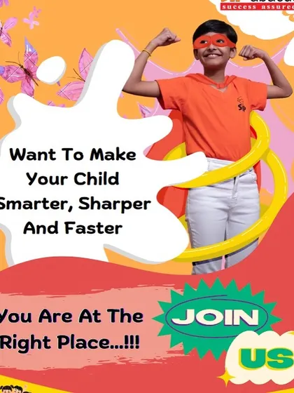 If you want to make your child smarter, sharper, and faster, you are at the right place. Join us and let's unlock their potential together.