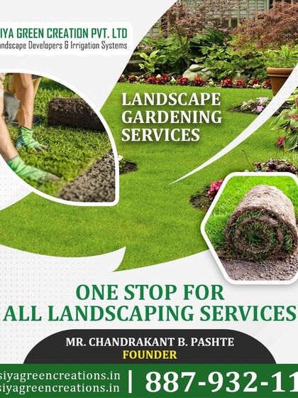 We are your one-stop solution for all landscaping services. This image shows the process of laying new turf, a key part of our lawn installation service.