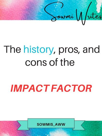 A brief history of the journal impact factor. I explore its origins, advantages, and the growing concerns about its limitations and its role in the "publish or perish" culture.